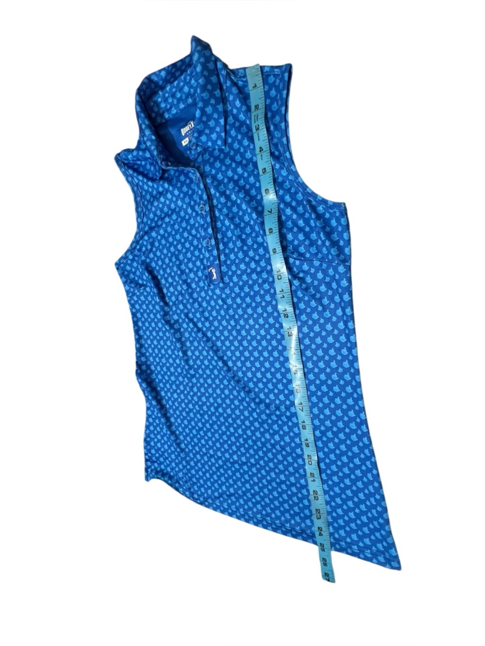 Bogey Bros Golf Polo Birdie Finger - Blue Jay - Picture 6 of 7